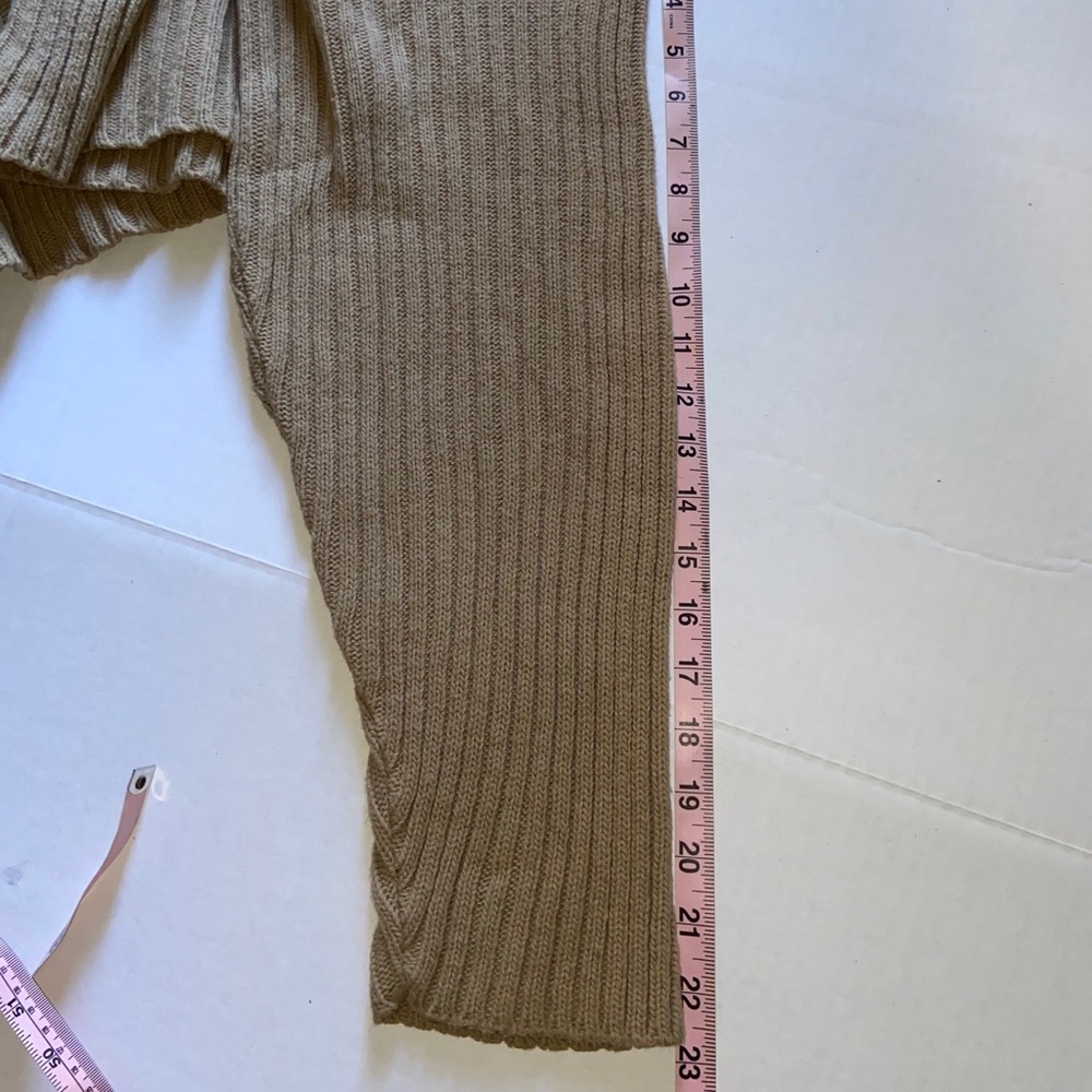 T.A.T.2 Vintage Single Line Tan Sweater Large - Picture 4 of 6
